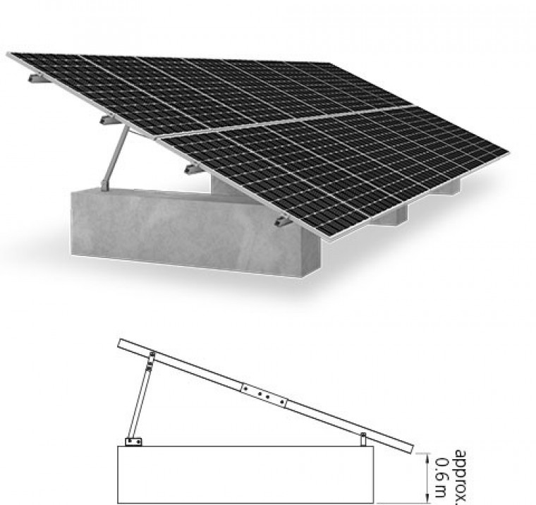 ECOSOLARTECHNOLOGY - Eshop - Konstrukce - K2 A-RACK 15/20/25 0,8 KN/M?